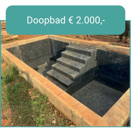 Baptismal pool € 2,000